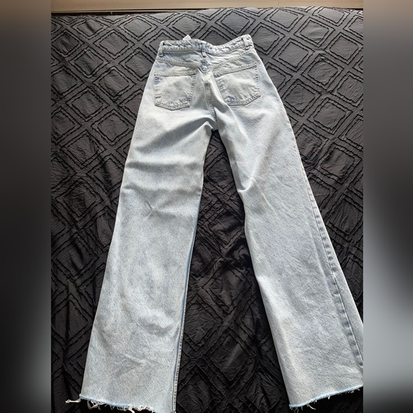 Zara wide leg jean pants - Picture 8 of 12